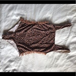 Acacia Bordeaux one piece in animal